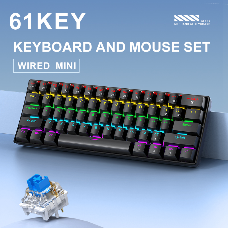 APAYADO K61 Keyboard Mekanis M - Gaming Keyboard No Rgb ulasan dan harga