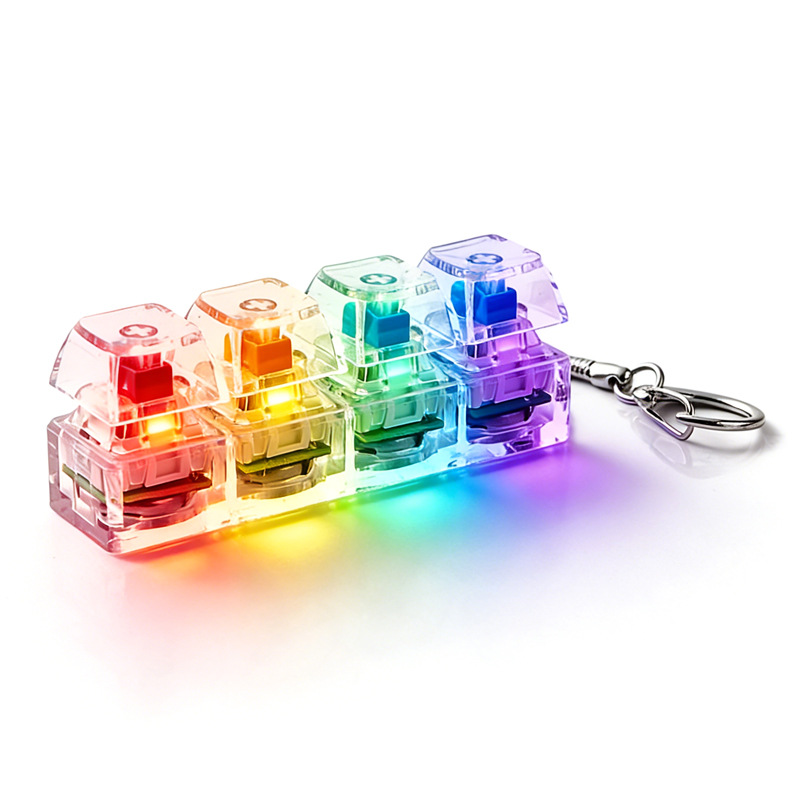 Mainan Fidget Keychain Tombol  - Gaming Keyboard Test ulasan dan harga