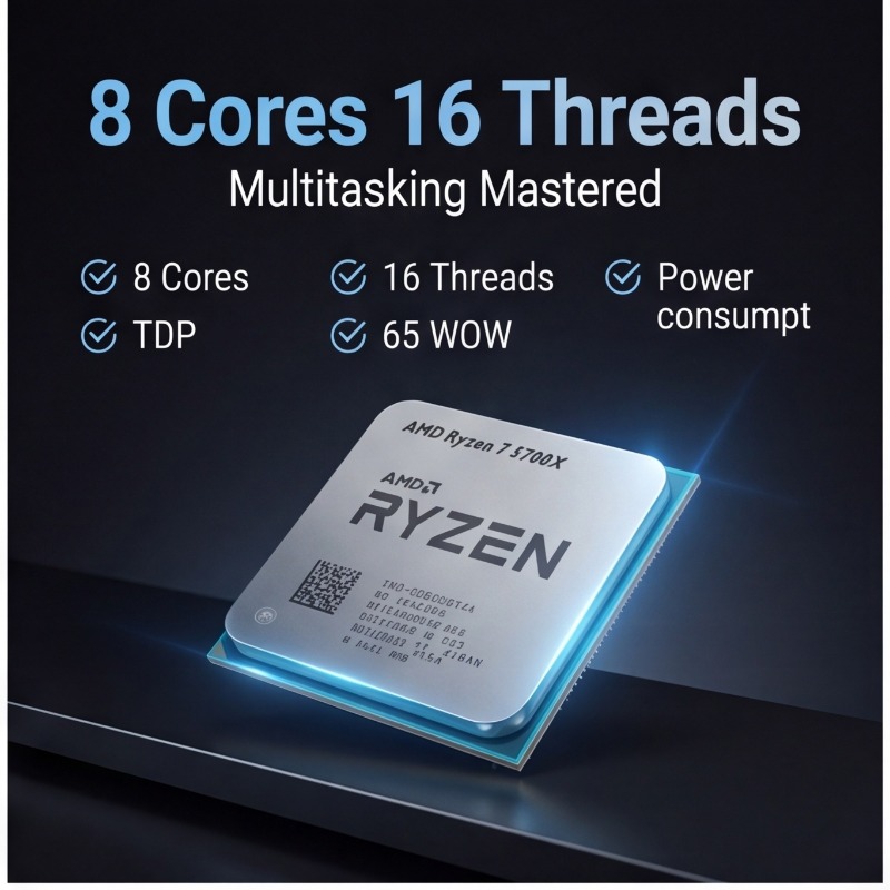Prosesor AMD Ryzen 7 5700X Unt - Amd Cpu Ryzen 7 ulasan dan harga