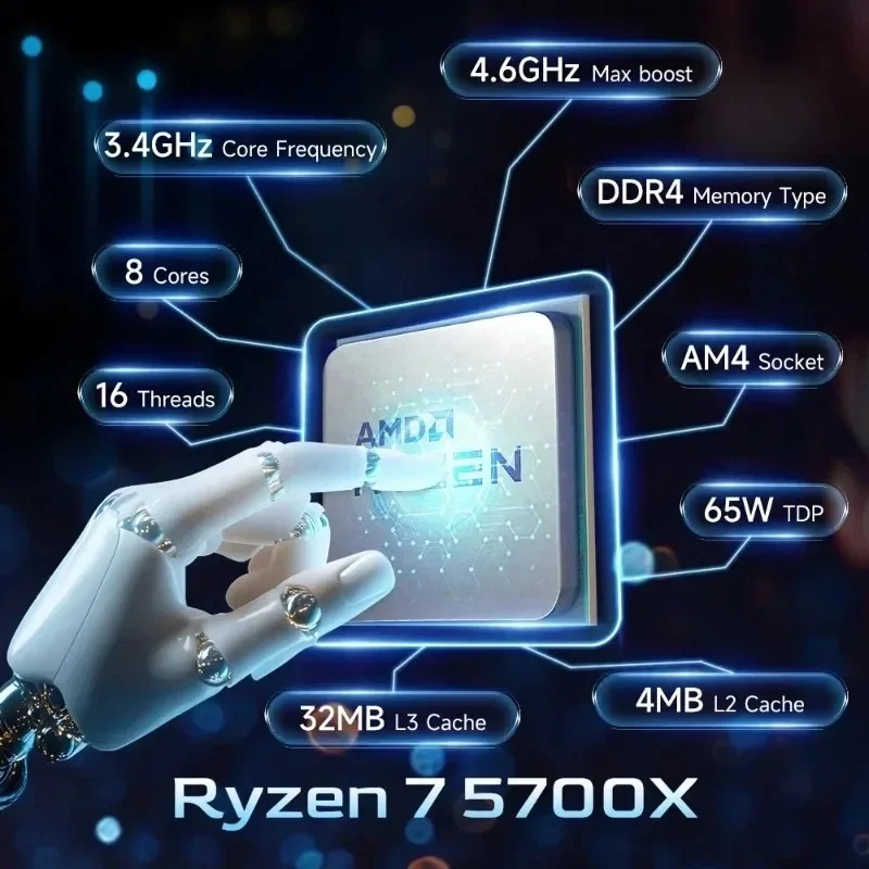 AMD Ryzen 7 5700X 4.6GHz Socke - Amd Cpu Ryzen 7 ulasan dan harga