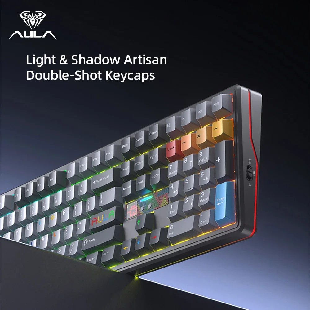 AULA F108 Pro V2 Keyboard Meka - Gaming Keyboard Hot Swappable ulasan dan harga
